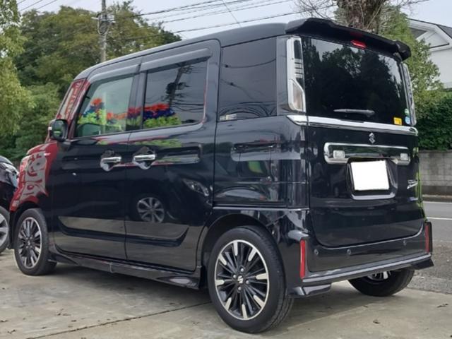 スペーシアカスタム ハイブリッドXS 両側パワスラドア・運転席シートヒーター・ETC・スリムサーキュレーター・ドラレコ・純正AW・コーナーセンサー・アイドリングストップ・オートライト・フルセグTV付ナビ・DVD・SD・バックカメラ(73枚目)