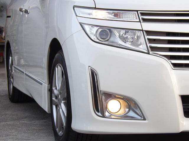 エルグランド 250ハイウェイスター 7人乗り ナビ フルセグTV バックカメラ ETC DVD再生 Bluetooth 左パワースライドドア キャプテンシート ハーフレザー インテリキー 18インチアルミ オートHIDライト 記録簿完備(5枚目)