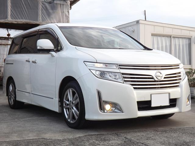 エルグランド 250ハイウェイスター 7人乗り ナビ フルセグTV バックカメラ ETC DVD再生 Bluetooth 左パワースライドドア キャプテンシート ハーフレザー インテリキー 18インチアルミ オートHIDライト 記録簿完備(24枚目)