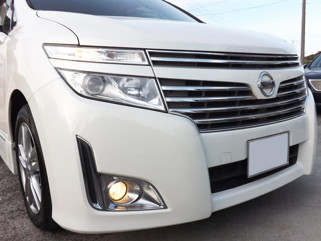 エルグランド 250ハイウェイスター 7人乗り ナビ フルセグTV バックカメラ ETC DVD再生 Bluetooth 左パワースライドドア キャプテンシート ハーフレザー インテリキー 18インチアルミ オートHIDライト 記録簿完備(25枚目)