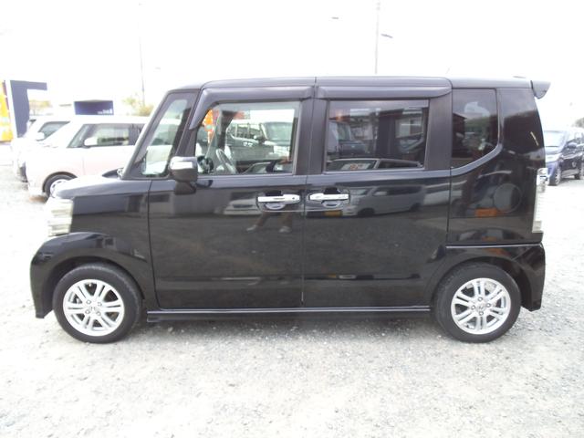 N-BOXカスタム G・Lパッケージ 社外ナビ フルセグTV Bluetoothオーディオ バックカメラ 左パワースライドドア ディスチャージヘッドライト オートライト スマートキー プッシュスタート ETC(7枚目)