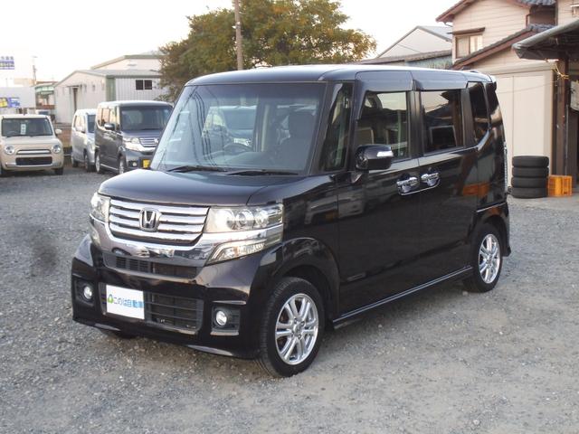 Ｎ－ＢＯＸカスタム Ｇ・Ｌパッケージ　ストラーダＨＤＤナビＣＮ－Ｈ５１０Ｄ　フルセグＴＶ　Ｂｌｕｅｔｏｏｔｈオーディオ　バックカメラ　左パワースライドドア　オートライト　ディスチャージヘッドライト　スマートキー　ＥＴＣ（3枚目）