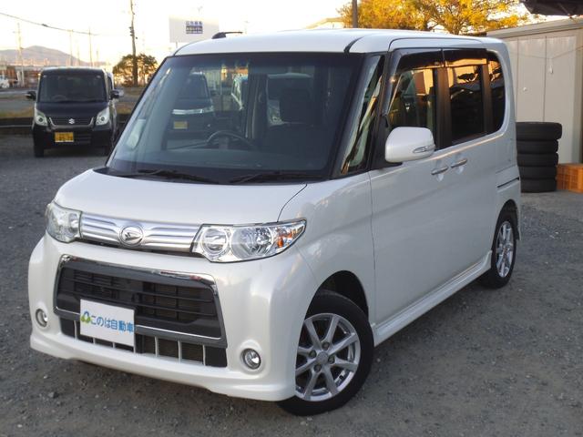 タント カスタムX 純正ナビNMZP-W62 フルセグTV Bluetoothオーディオ 左パワースライドドア スマートキー エコアイドル ディスチャージヘッドライト(2枚目)