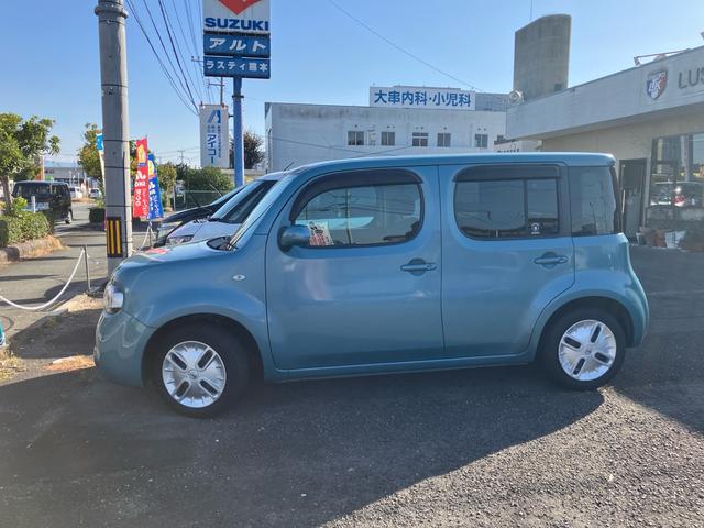 キューブ 15X インディゴ+プラズマ インテリキー2個 プッシュスタート ナビ DVD 電格ミラー オートエアコン ベンチシート プライバシーガラス(2枚目)