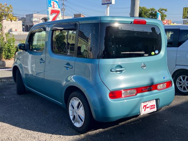 キューブ 15X インディゴ+プラズマ インテリキー2個 プッシュスタート ナビ DVD 電格ミラー オートエアコン ベンチシート プライバシーガラス(5枚目)