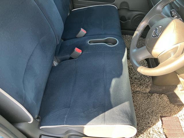 キューブ 15X インディゴ+プラズマ インテリキー2個 プッシュスタート ナビ DVD 電格ミラー オートエアコン ベンチシート プライバシーガラス(13枚目)