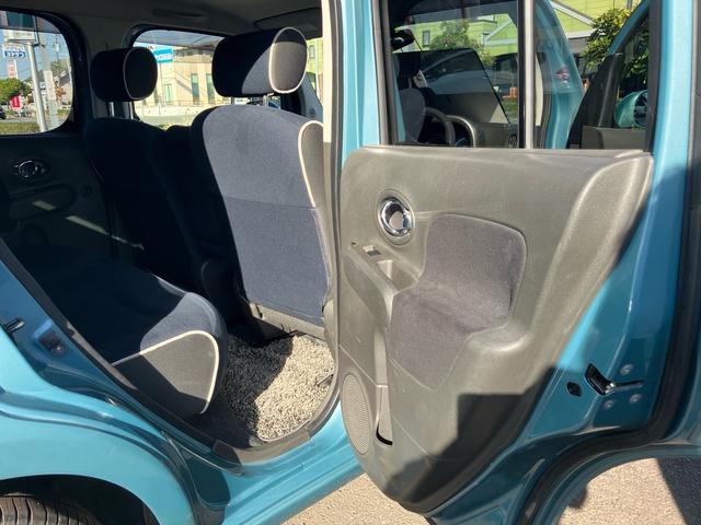 キューブ 15X インディゴ+プラズマ インテリキー2個 プッシュスタート ナビ DVD 電格ミラー オートエアコン ベンチシート プライバシーガラス(37枚目)