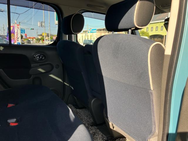 キューブ 15X インディゴ+プラズマ インテリキー2個 プッシュスタート ナビ DVD 電格ミラー オートエアコン ベンチシート プライバシーガラス(38枚目)