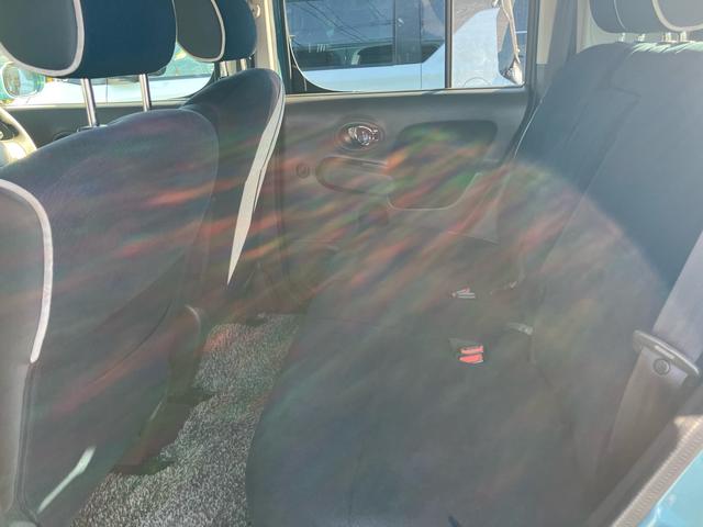 キューブ 15X インディゴ+プラズマ インテリキー2個 プッシュスタート ナビ DVD 電格ミラー オートエアコン ベンチシート プライバシーガラス(47枚目)