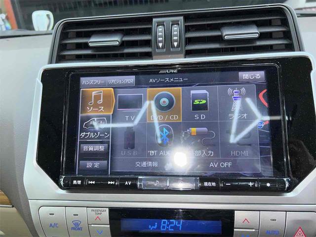 ランドクルーザープラド ＴＸ　Ｌパッケージ　４ＷＤ　ＥＴＣ　バックカメラ　クリアランスソナー　オートクルーズコントロール　レーンアシスト　パワーシート　衝突被害軽減システム　サンルーフ　ナビ　ＴＶ　オートマチックハイビーム　オートライト（5枚目）