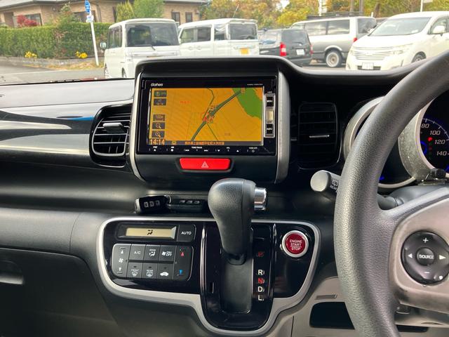 Ｎ－ＢＯＸカスタム 　左側電動スライドドア　スマートキー　プッシュスタート　ＥＴＣ　オートヘッドライト　ナビ　バックカメラ　ＴＶ　純正エアロ　アルミ　ベンチシート（27枚目）