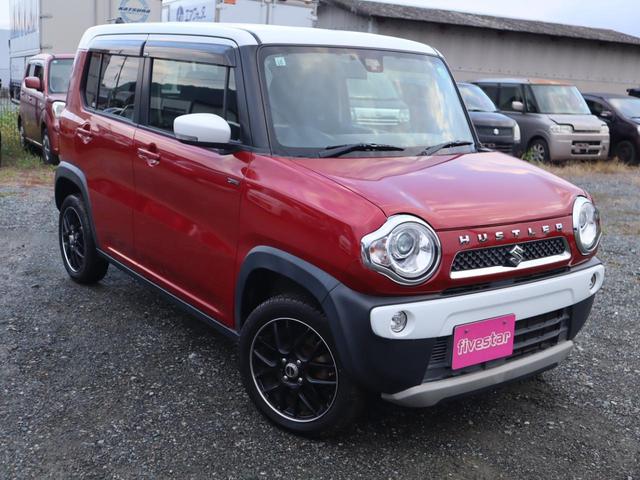 ハスラー Jスタイル 2年保証付 ETC バックカメラ ナビ TV 衝突被害軽減システム オートライト HID スマートキー アイドリングストップ 電動格納ミラー シートヒーター ベンチシート CVT 盗難防止システム(3枚目)