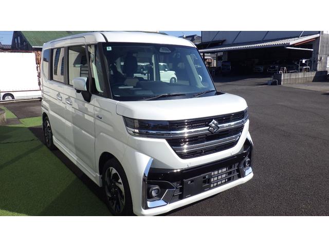 スペーシアカスタム ハイブリッドＸＳターボ　ドライブレコーダー　全周囲カメラ　両側電動スライドドア　ＴＶ　クリアランスソナー　オートライト　スマートキー　アイドリングストップ　電動格納ミラー　シートヒーター　ベンチシート　ＣＶＴ　ＥＳＣ（16枚目）