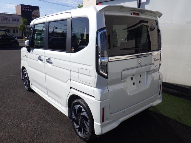 スペーシアカスタム ハイブリッドＸＳターボ　ドライブレコーダー　全周囲カメラ　両側電動スライドドア　ＴＶ　クリアランスソナー　オートライト　スマートキー　アイドリングストップ　電動格納ミラー　シートヒーター　ベンチシート　ＣＶＴ　ＥＳＣ（17枚目）