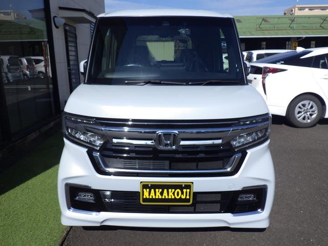 Ｎ－ＢＯＸカスタム Ｌ　ＥＴＣ　両側スライド・片側電動　ナビ　ＴＶ　クリアランスソナー　オートクルーズコントロール　レーンアシスト　衝突被害軽減システム　オートライト　スマートキー　アイドリングストップ　電動格納ミラー（14枚目）