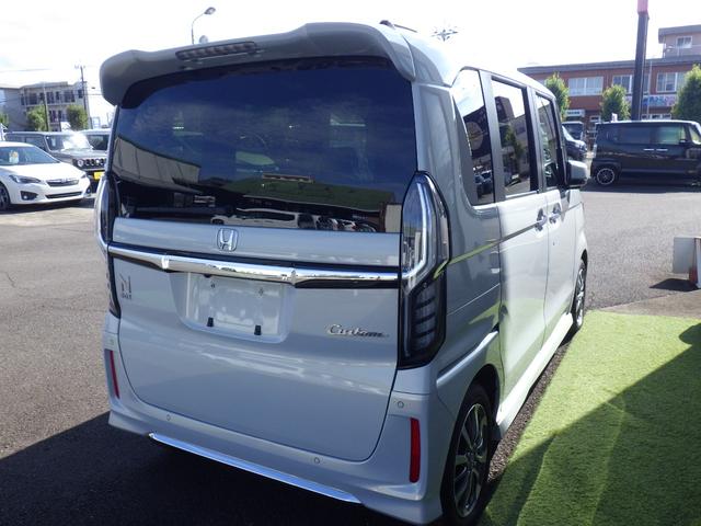 Ｎ－ＢＯＸカスタム Ｌ　ＥＴＣ　両側スライド・片側電動　ナビ　ＴＶ　クリアランスソナー　オートクルーズコントロール　レーンアシスト　衝突被害軽減システム　オートライト　スマートキー　アイドリングストップ　電動格納ミラー（17枚目）