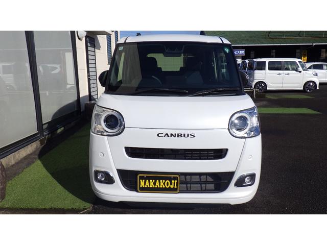 ムーヴキャンバス セオリーＧ　両側電動スライドドア　クリアランスソナー　衝突被害軽減システム　オートライト　スマートキー　アイドリングストップ　電動格納ミラー　シートヒーター　ベンチシート　ＣＶＴ　ＡＢＳ　ＥＳＣ　エアコン（15枚目）