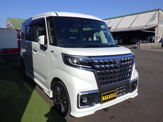 スペーシアカスタム ハイブリッドXS ドライブレコーダー ETC 全周囲カメラ 両側電動スライドドア ナビ TV クリアランスソナー レーンアシスト 衝突被害軽減システム オートライト スマートキー アイドリングストップ 電動格納ミラー(14枚目)