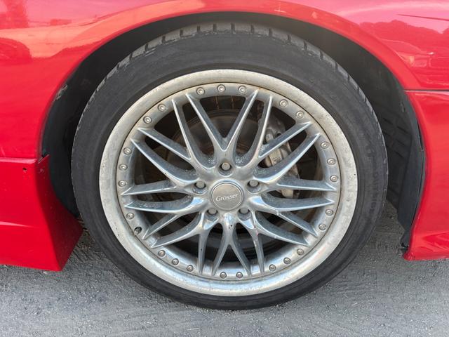 シルビア Ｋ’ｓ　エアロＳＥ　ターボ・５ＭＴ・後期型・ローダウン・１８インチアルミ・社外マフラー・ブローオフ・エアクリ・ハンドル・エアロボンネット・ブースト計（14枚目）