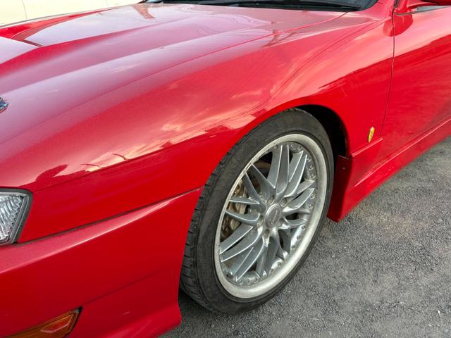 シルビア Ｋ’ｓ　エアロＳＥ　ターボ・５ＭＴ・後期型・ローダウン・１８インチアルミ・社外マフラー・ブローオフ・エアクリ・ハンドル・エアロボンネット・ブースト計（26枚目）