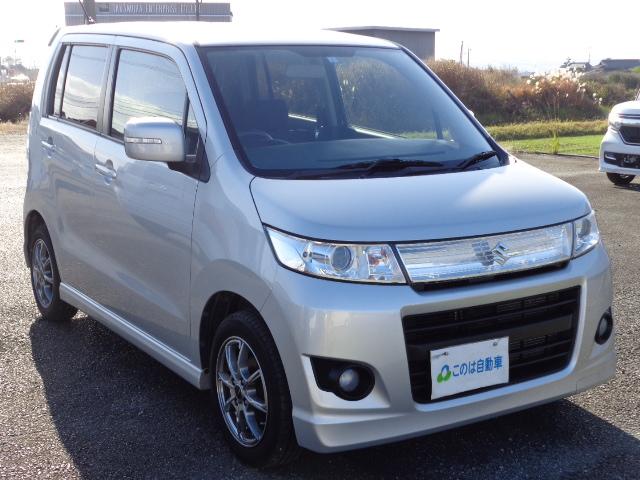 ワゴンＲスティングレー Ｔ　ターボ　ナビゲーション　バックカメラ　パドルシフト　スマートキー　プッシュスタート　オートライト　オートエアコン　社外アルミ　ＥＴＣ（3枚目）