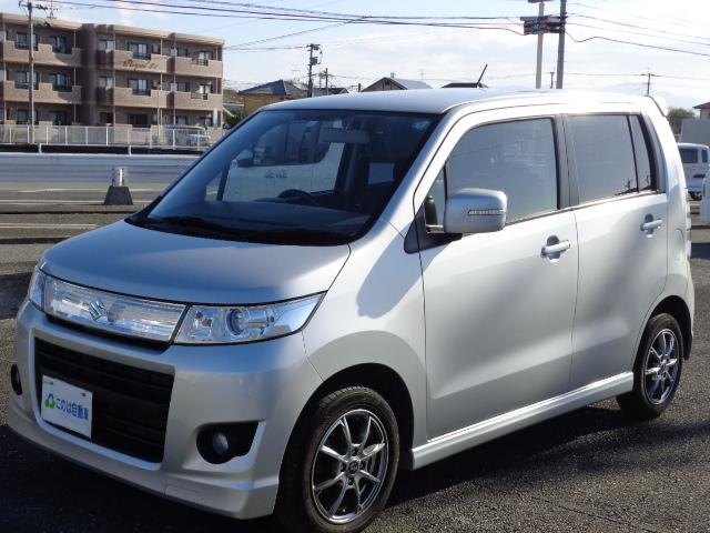 ワゴンＲスティングレー Ｔ　ターボ　ナビゲーション　バックカメラ　パドルシフト　スマートキー　プッシュスタート　オートライト　オートエアコン　社外アルミ　ＥＴＣ（4枚目）