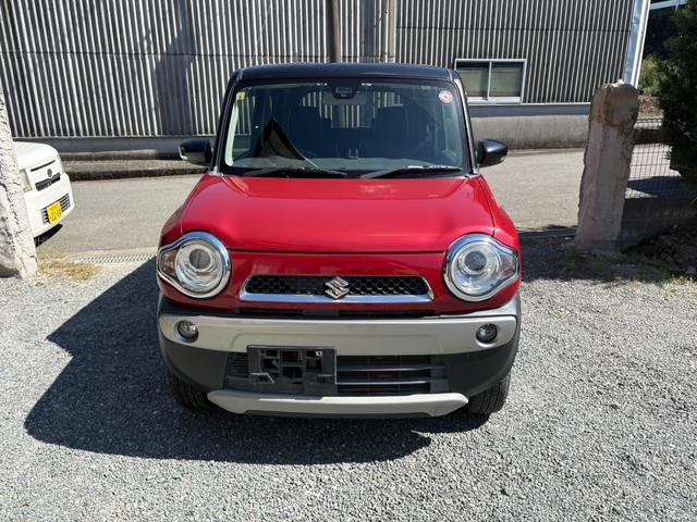 ハスラー Ｘ　ＥＴＣ　衝突被害軽減システム　ＨＩＤ　スマートキー　アイドリングストップ　電動格納ミラー　シートヒーター　ベンチシート　ＣＶＴ　盗難防止システム　ＡＢＳ　ＥＳＣ　アルミホイール　衝突安全ボディ（9枚目）