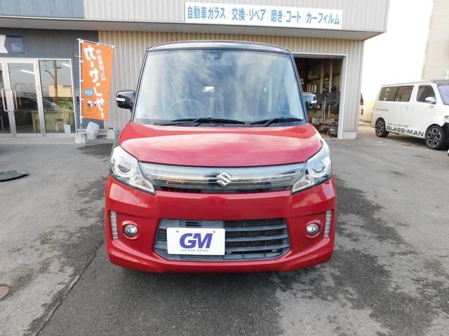 スペーシアカスタム XSリミテッド レーダーブレーキサポート スマートフォン連携ナビ装着車 スマートキー ETC ナビ/TV バックカメラ 両側パワースライドドア(2枚目)