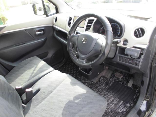 ワゴンＲ ＦＸリミテッド　キーフリー　プッシュスタート　地デジナビ　ＣＶＴ　タイミングチェーンエンジン　アルミホイール　ベンチシート　インパネシフト（5枚目）