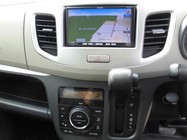ワゴンＲ ＦＸリミテッド　キーフリー　プッシュスタート　地デジナビ　ＣＶＴ　タイミングチェーンエンジン　アルミホイール　ベンチシート　インパネシフト（9枚目）