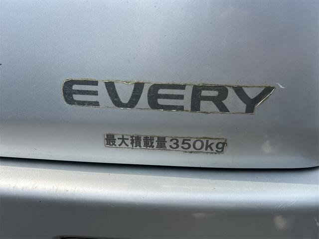 エブリイ ＰＡ　両側スライドドア　ＭＴ　衝突安全ボディ　エアコン　パワーステアリング　運転席エアバッグ　助手席エアバッグ　記録簿（21枚目）