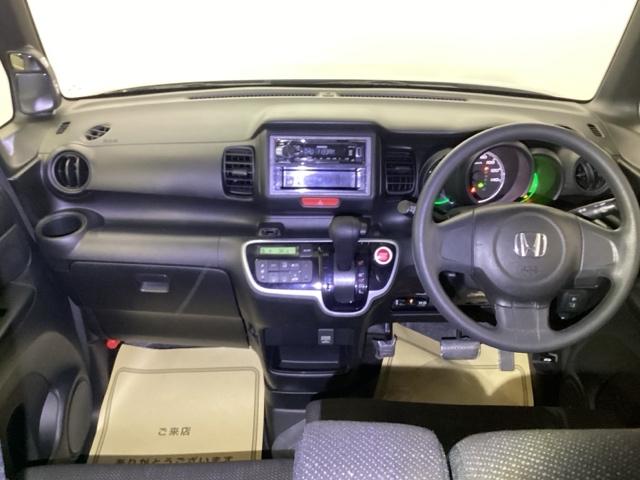 N-BOX G CD ETC スマキ- AUTOエアコン イモビライザー フロントベンチシート WエアB エアB キーフリーシステム PW 横滑防止 ABS パワーステアリング アイドリングストップ車(2枚目)