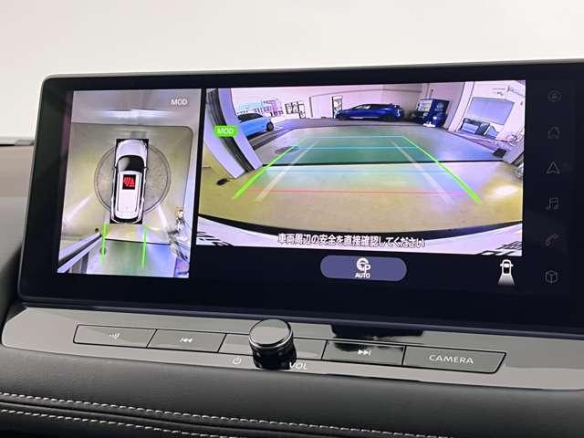 駐車時に周りの様子が見えるアラウンドビューモニター付きですので駐車時も安心ですよ