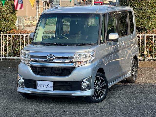 タント カスタムＲＳ　トップエディションＳＡ　ナビ　ＴＶ　Ｂｌｕｅｔｏｏｔｈ　バックカメラ　両側パワースライドドア　プッシュスタート　衝突軽減システム　１５インチアルミ（5枚目）