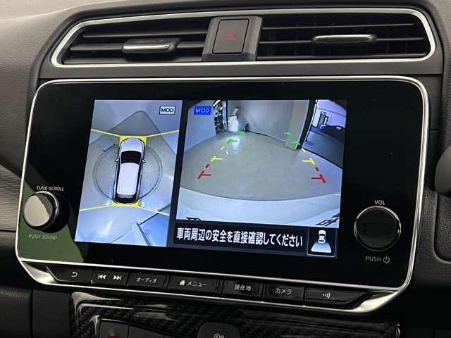 リーフ e+ アーバンクロム 前後ドラレコ ETC 全周囲カメラ シートヒー エマブレ ナビ インテリキー 盗難防止 オートエアコン 車線逸脱警報 ETC アルミホイール ドラレコ キーレスエントリー メモリーナビ バックモニター(20枚目)