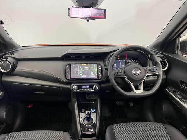 キックス １．２　Ｘ　（ｅ－ＰＯＷＥＲ）　ナビ＆ＴＶ　ワンオ－ナ－車　追従クルコン　スマートキー　ＬＥＤヘッド　レーンアシスト　パワーステアリング　盗難防止システム　ＥＴＣ　整備記録簿有　メモリーナビ　サイドエアバッグ　アルミ　ＡＡＣ　ＡＢＳ（4枚目）