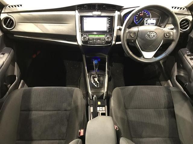 カローラフィールダー ハイブリッドＧ　ワンセグテレビ　助手席エアバック　エアバック　メディアプレイヤー接続　カーテンエアバッグ　ワイヤレスキー　パワーウィンド　横滑防止装置　ＡＡＣ　ＡＢＳ　メモリナビ　パワーステアリング　ＥＴＣ（2枚目）