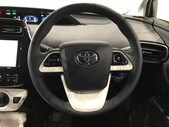 プリウス Ａ　衝突軽減ブレーキシステム　Ｂモニタ　記録簿有　ＬＥＤヘッド　クルーズコントロール　セキュリティー　スマートキー　パワーステアリング　ＥＴＣ　アルミホイル　オートエアコン　ＳＲＳ　ＡＢＳ　キーレス（7枚目）