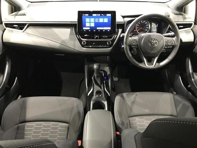 カローラスポーツ G AUX キーフリー バックモニター スマートキー 点検記録簿 クルコン フルセグテレビ アルミ DVD イモビライザー ABS オートエアコン ナビTV サイドエアバック メモリーナビ 横滑り防止機能(2枚目)