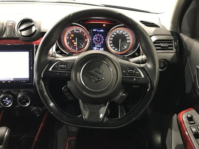 スイフトスポーツ ベースグレード 被害軽減ブレーキ DVD視聴可 横滑り防止システム セキュリティ SRS ABS付 ナビTV Wエアバック LEDヘットランプ 自動追従 全席PW 点検記録簿 フルオートエアコン パワーステアリング(9枚目)