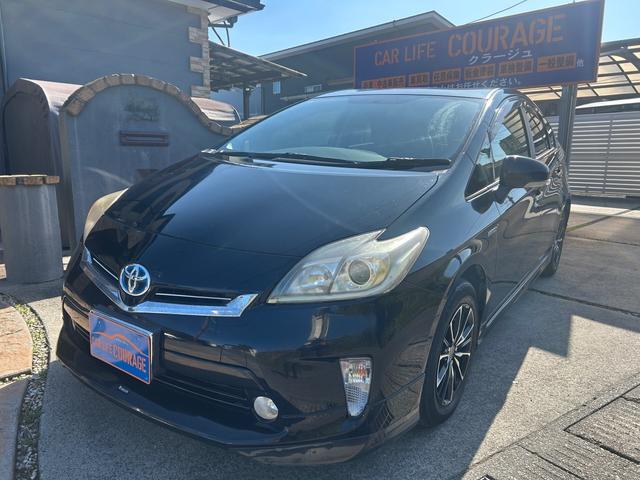 プリウス Sマイコーデ ETC バックカメラ ナビ TV エアロ アルミホイール オートライト HID CVT スマートキー アイドリングストップ 電動格納ミラー 盗難防止システム CD DVD再生 衝突安全ボディ(12枚目)