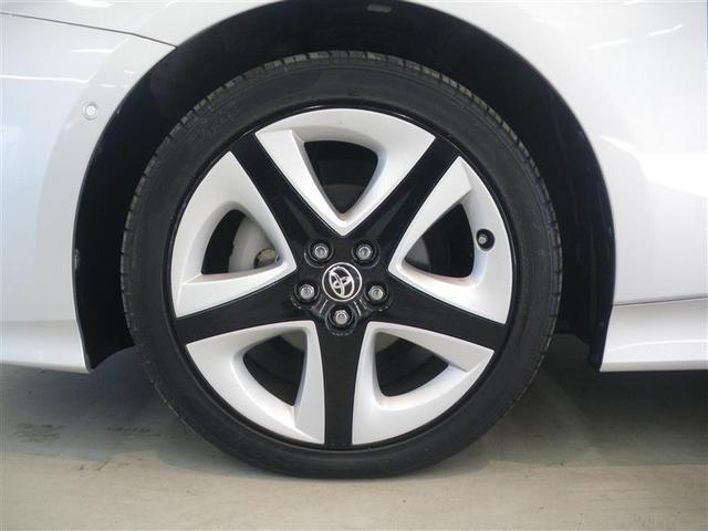 プリウス Ａツーリングセレクション　・衝突回避支援ＴＳＳＰ　ＩＣＳ　Ｓ－ＩＰＡ　ＨＵＤ　ＢＳＭ　純正ナビ　ＥＴＣ　バックモニター　純正１７ＡＷ　合成皮革シート　前席シートヒーター　トノカバー　クリアランスソナー　中古車ハイブリッド保証付（5枚目）