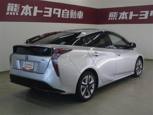 プリウス Ａツーリングセレクション　・衝突回避支援ＴＳＳＰ　ＩＣＳ　Ｓ－ＩＰＡ　ＨＵＤ　ＢＳＭ　純正ナビ　ＥＴＣ　バックモニター　純正１７ＡＷ　合成皮革シート　前席シートヒーター　トノカバー　クリアランスソナー　中古車ハイブリッド保証付（6枚目）