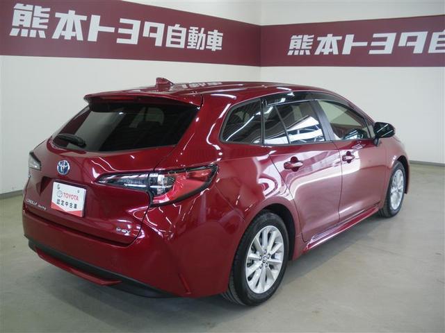 カローラツーリング ハイブリッド　Ｇ　・試乗車ＵＰ　衝突回避支援ＴＳＳ　ＰＫＳＢ　８インチＤＡ／フルセグＴＶ　ＢＳＭ　ＥＴＣ２．０　１５００Ｗ電源　純正１６ＡＷ　ＡＵＴＯライト　電動格納ドアミラー　ＬＥＤフロントフォグランプ　ドラレコ前方（5枚目）