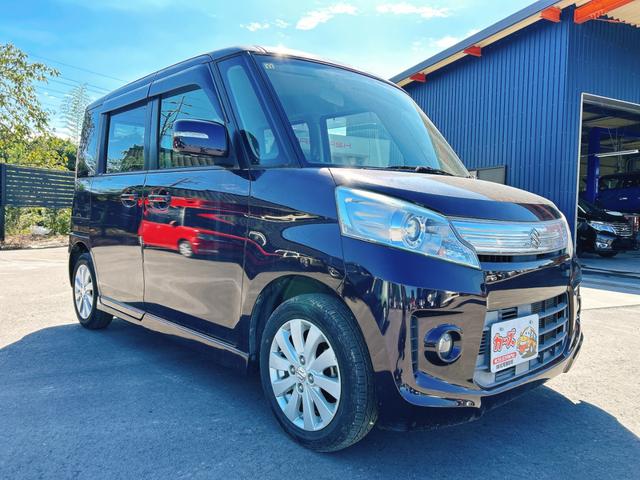 スペーシアカスタム GS 保証12ヵ月・走行無制限 ETC 両側スライドドア ナビ TV オートライト HID スマートキー 電動格納ミラー ベンチシート CVT 盗難防止システム ABS CD USB 衝突安全ボディ(14枚目)