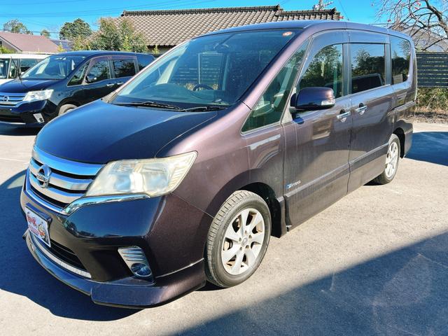 セレナ ハイウェイスター　Ｓ－ハイブリッド　保証１２ヵ月・走行無制限　ＥＴＣ　ＴＶ　オートクルーズコントロール　両側電動スライドドア　オートライト　エアロ　スマートキー　電動格納ミラー　後席モニター　３列シート　ＣＶＴ　アルミホイール（12枚目）