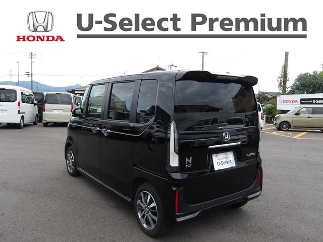Ｎ－ＢＯＸカスタム ベースグレード　認定中古車（保証２年）・当社デモカーＵＰ・純正Ｍナビ・社外Ｆドラレコ・Ｂカメラ・両側パワスラ・Ｐセンサー・シートヒーター・禁煙車　Ｗ電動ドア　ＵＳＢ接続　ＣＭＢＳ　Ｄレコ　１オーナー　オートエアコン（2枚目）