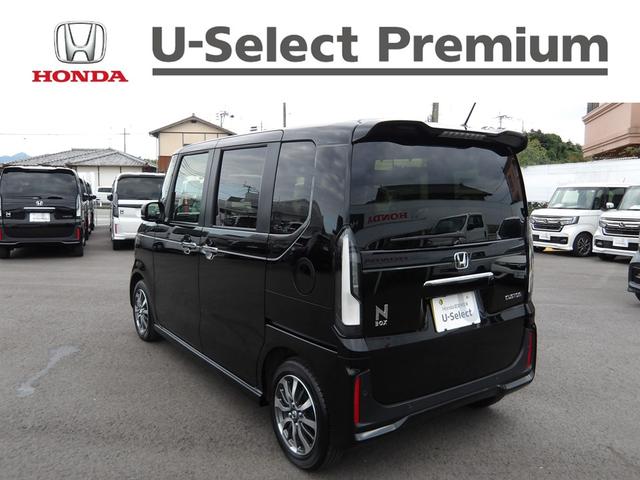 Ｎ－ＢＯＸカスタム ベースグレード　認定中古車（保証２年）・当社デモカーＵＰ・純正Ｍナビ・社外Ｆドラレコ・Ｂカメラ・両側パワスラ・Ｐセンサー・シートヒーター・禁煙車　Ｗ電動ドア　ＵＳＢ接続　ＣＭＢＳ　Ｄレコ　１オーナー　オートエアコン（2枚目）
