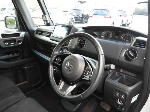 Ｎ－ＢＯＸカスタム Ｌスタイル＋ブラック　認定中古車（保証２年）・当社レンタカーＵＰ・純正Ｍナビ・社外Ｆドラレコ・Ｂカメラ・ＥＴＣ・両側パワスラ・Ｐセンサー・シートヒーター　衝突軽減ブレ－キ　ワンセグＴＶ　パーキングセンサー　禁煙　ＤＶＤ再生（8枚目）