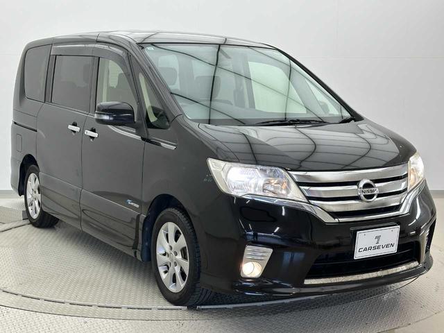 セレナ ハイウェイスター S-ハイブリッド Vセレクション クルコン/両側パワースライドドア/社外ナビ/フルセグTV/Bluetooth接続/バックカメラ/CD DVD再生/ETC/オートライト/デュアルオートエアコン/シートバックテーブル/プッシュスタート/(8枚目)